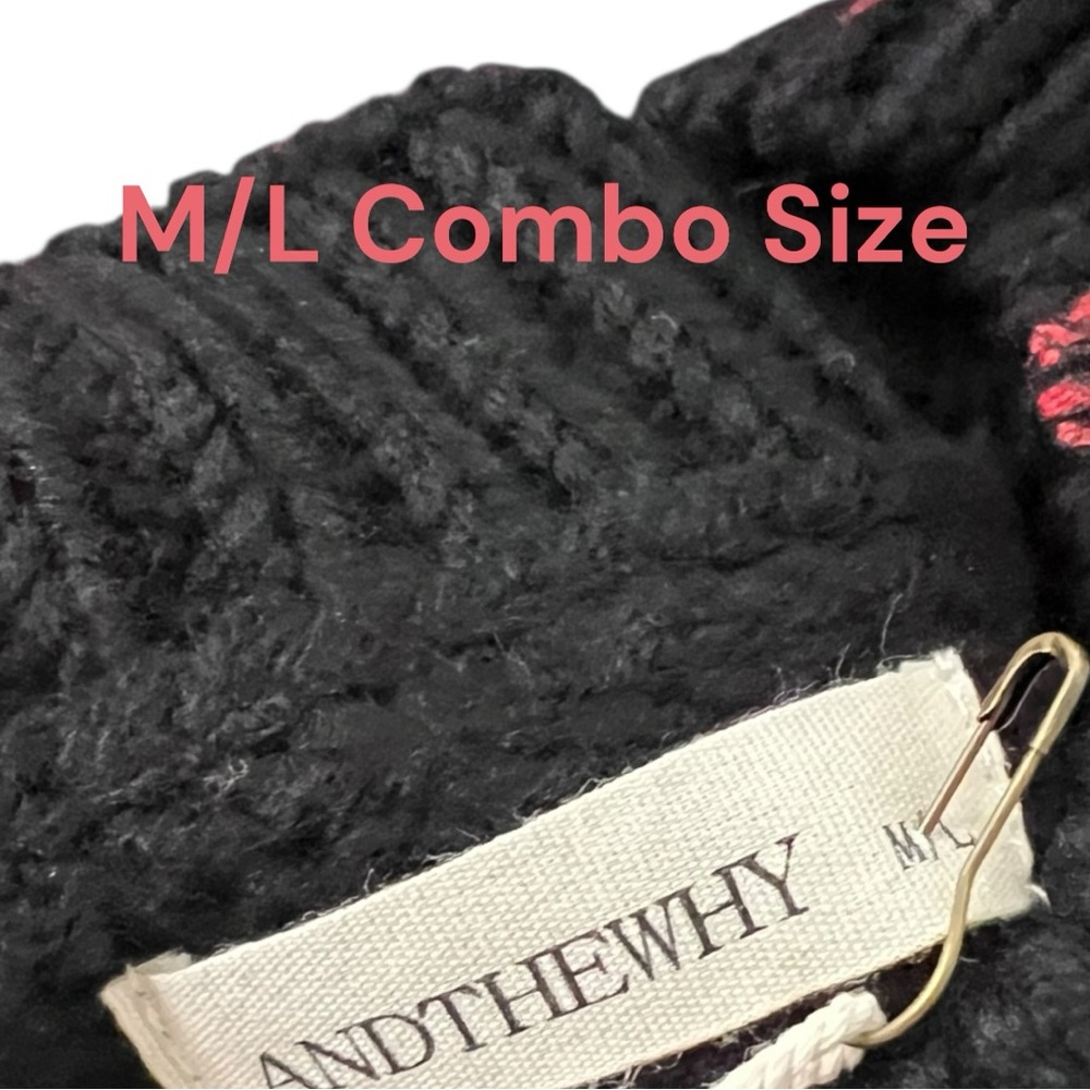 AND THE WHY oversized metallic paint accent sweater
S/M, M/L combo size - Picture 6 of 12